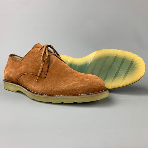 PS by PAUL SMITH Size 8 Tan Suede Rubber Sole Lace Up Shoes