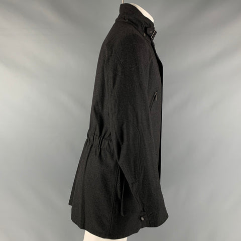 BELSTAFF Size S Grey Wool Parka Jacket
