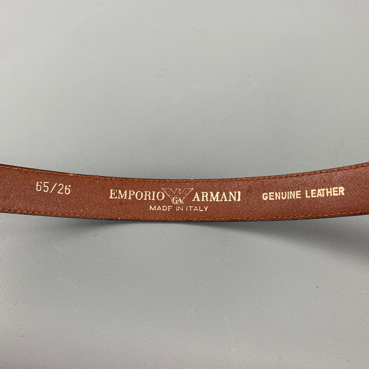 EMPORIO ARMANI Size S Taupe Suede Skinny Belt