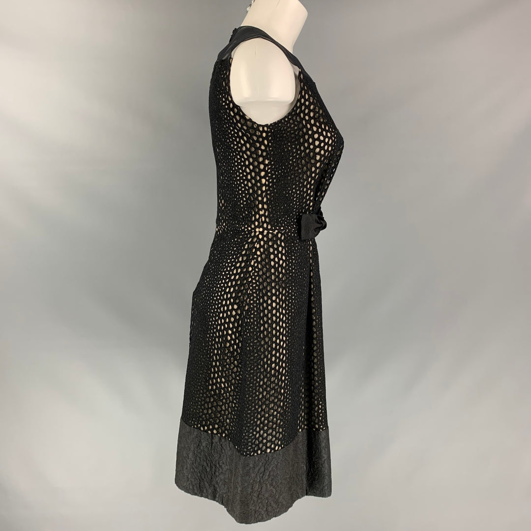 GIAMBATTISTA VALLI Size S Black Lace Dress