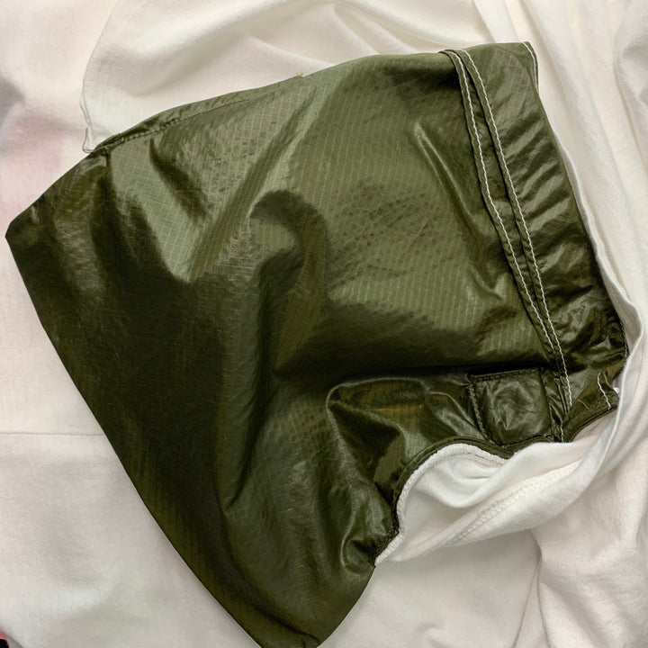 NICE COLLECTIVE Size XL White Solid Cotton Crew-Neck T-shirt