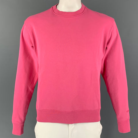 ADIDAS x Pharrell Williams Size M Pink Cotton Crew-Neck Pullover
