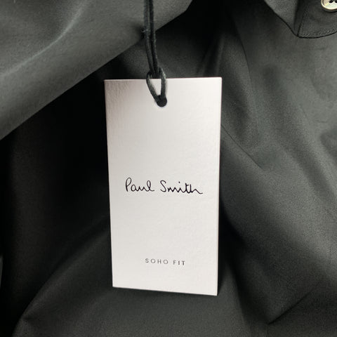 PAUL SMITH Size S Black Cotton Button Up Long Sleeve Shirt