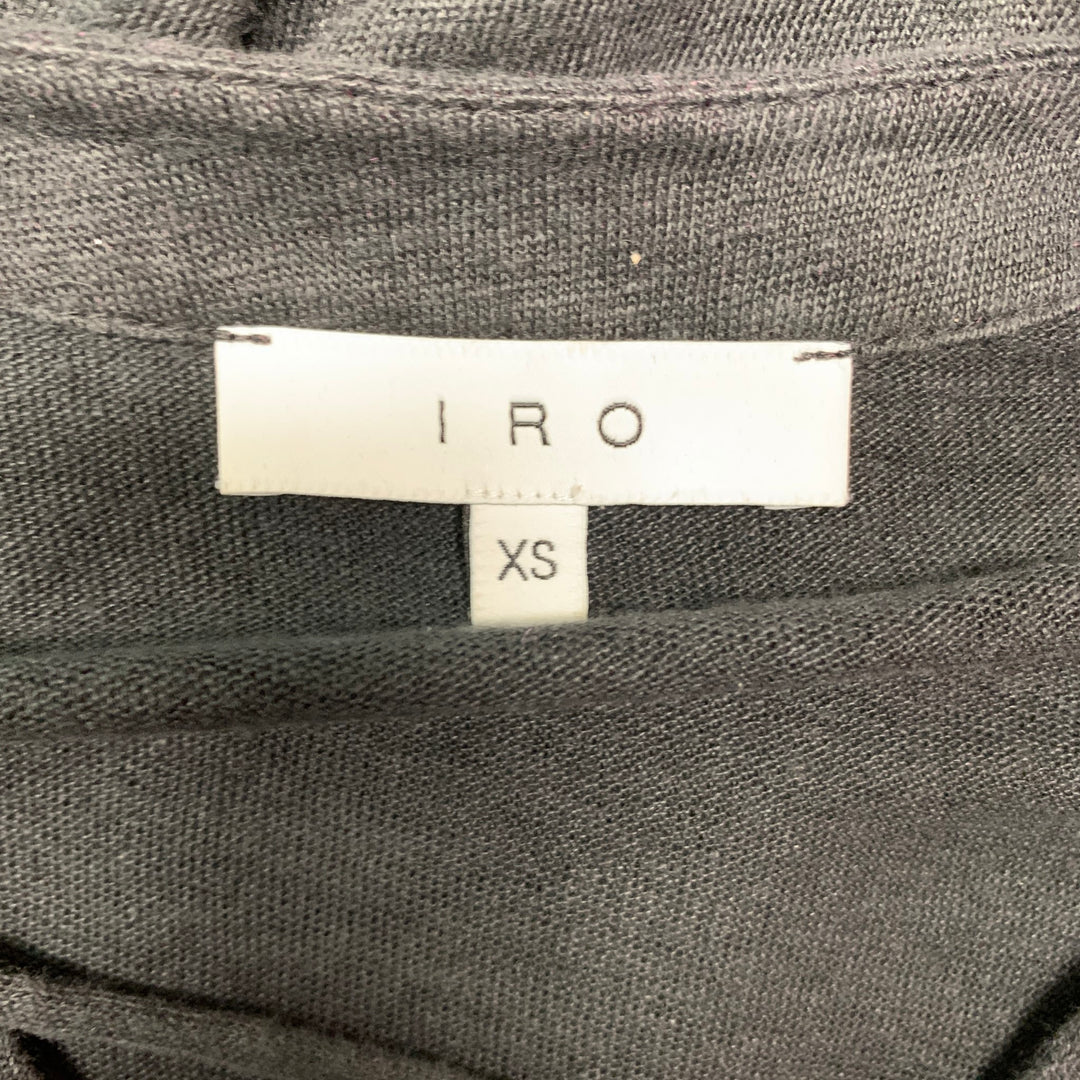 IRO Tissa Size XS White Solid Linen Sleeveless Tank Top