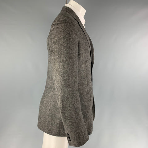 SHIPLEY and HALMOS Chest Size 42 Grey Glenplaid Sport Coat