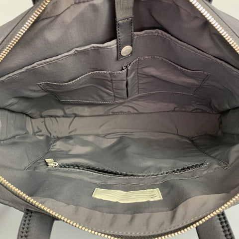 JACK SPADE Black Canvas Rectangle Laptop Bag