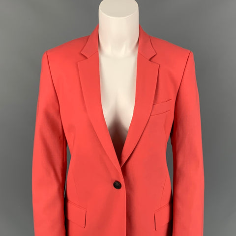 PS by PAUL SMITH Size 6 Salmon Wool Jacket Blazer