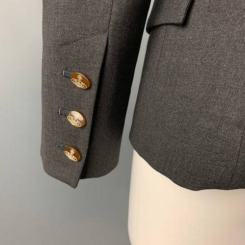 VIVIENNE WESTWOOD RED LABEL Taille 2 Veste color block anthracite et noire