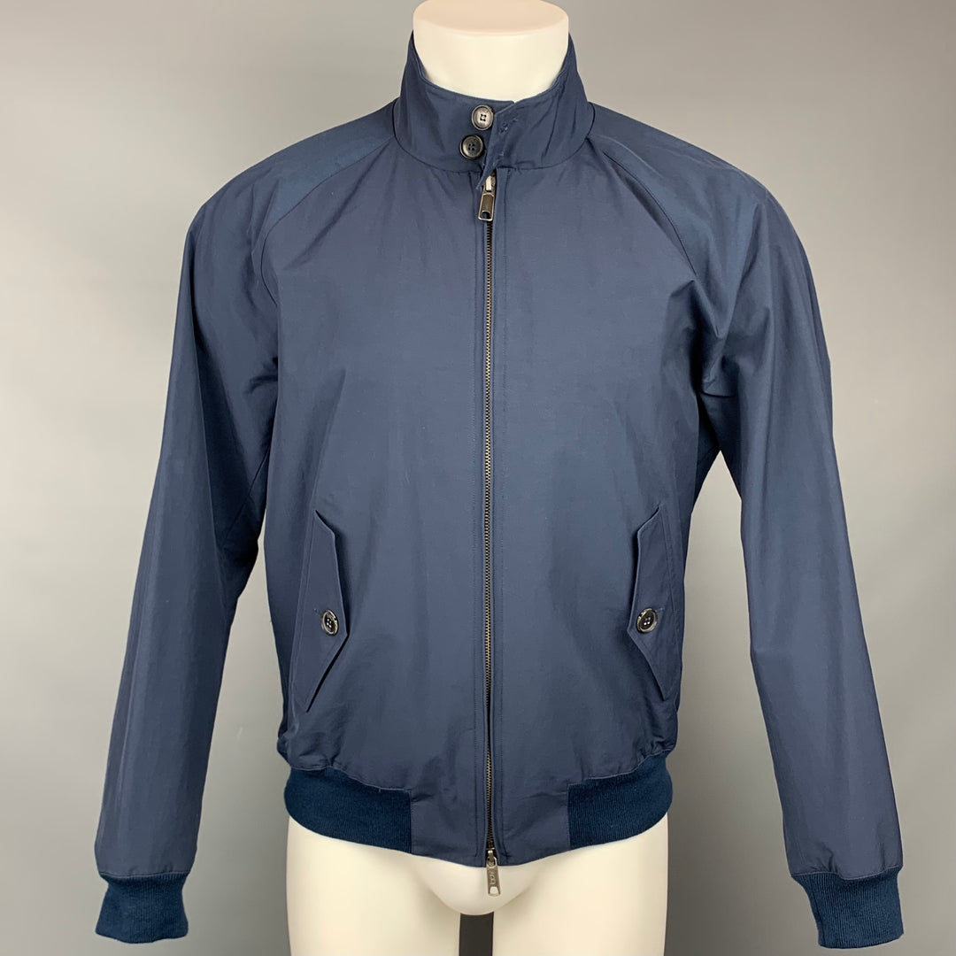 BARRACUDA Size M Navy Cotton / Polyester Zip Fly Jacket