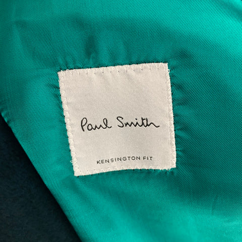 PAUL SMITH Kensington Fit Size 44 Forest Green Wool / Cashmere Single Breasted Suit