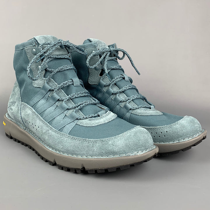 DANNER Size 10 Sea Foam Mixed Fabrics Suede High Top Sneakers