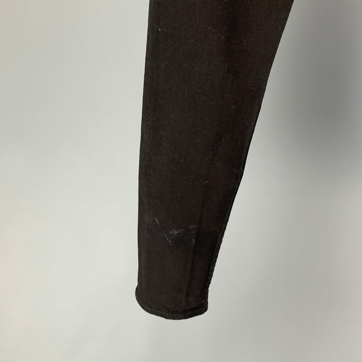 LEVI'S Talla 31 Vaqueros ajustados de algodón negro