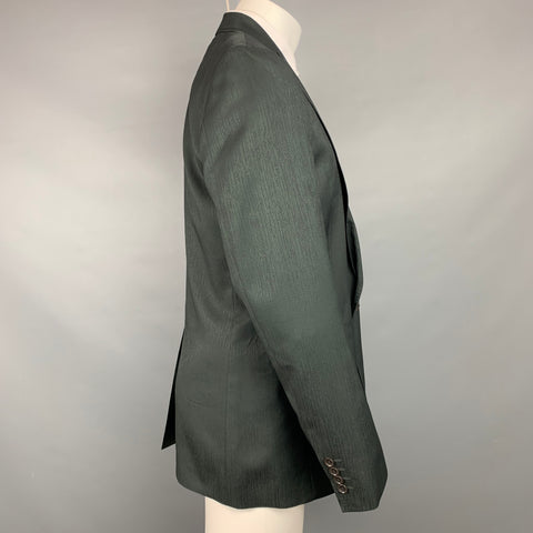DOLCE &amp; GABBANA Taille 42 Manteau de sport en laine / viscose noire