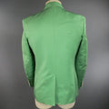 DSQUARED2 40 R Light Green Cotton Silk Faille Sport Coat DSQUARED2