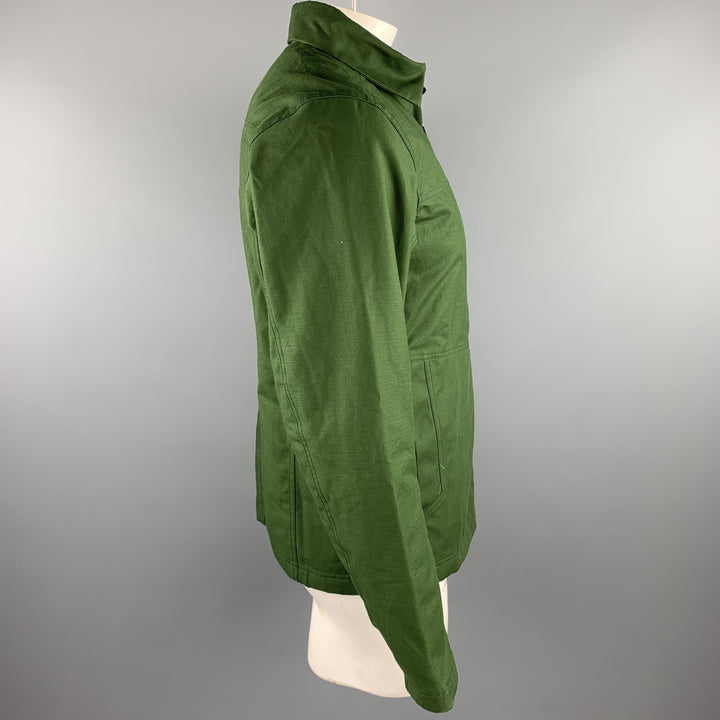 ARCTERYX Size M Forest Green Cotton Zip Up Insulated Proxy Jacket