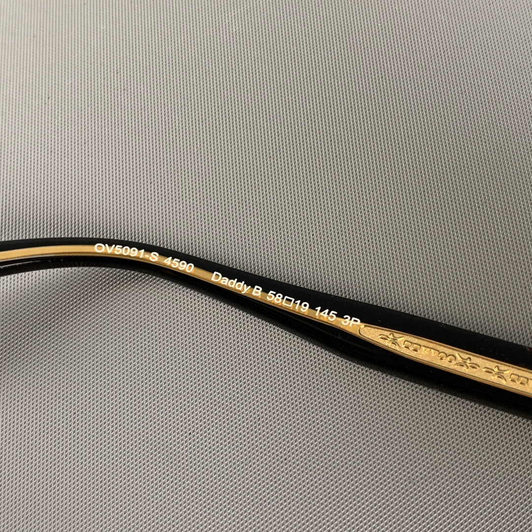 OLIVER PEOPLES Black Acetate Daddy B Sunglasses