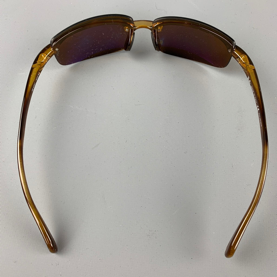 RAY-BAN Brown Acetate Polarized Sunglasses