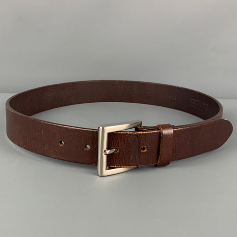 BROOKS BROTHERS Size 30 Brown Leather Belt