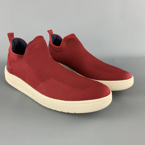 VEJA Taille 10 Bordeaux Tricot tissé AQUASHOW V KNIT Baskets à enfiler