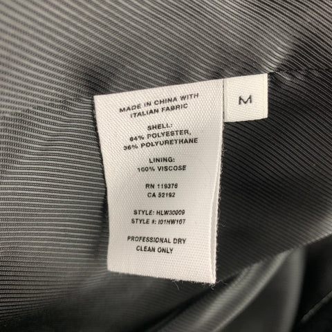 HELMUT LANG Taille M Veste camionneur en mélange de polyester noir