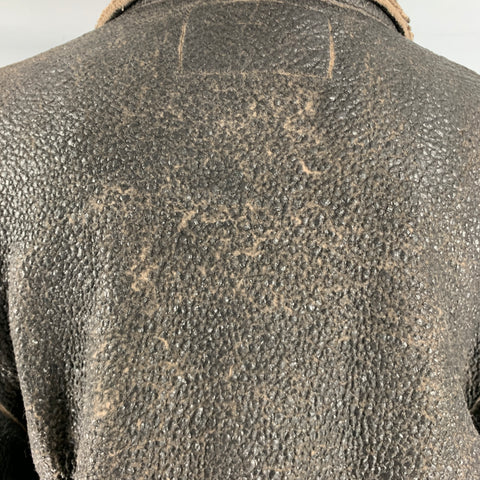L.G.B Size S Brown Tan Cotton Shawl Collar Jacket