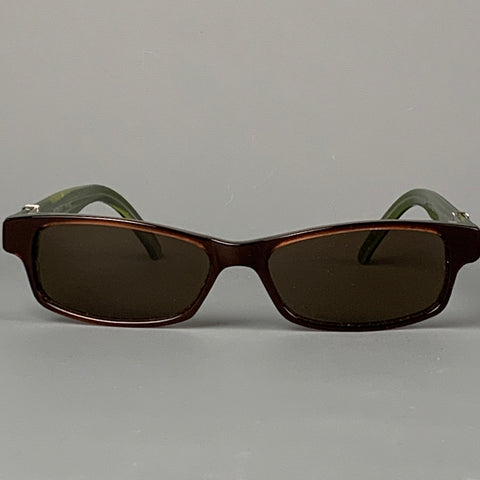 ROBERT MARC Brown Acetate Sunglasses