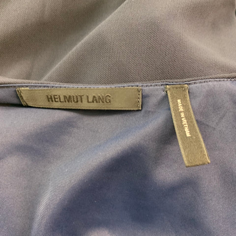 HELMUT LANG Taille XS Robe Col V Viscose Marine