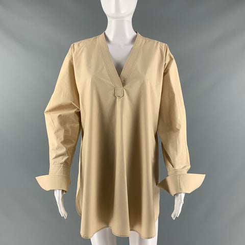 JOSEPH Size 6 Beige Cotton Tunic Casual Top