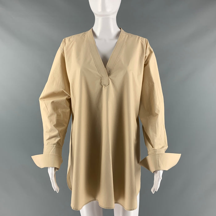 JOSEPH Taille 6 Tunique en coton beige Haut décontracté