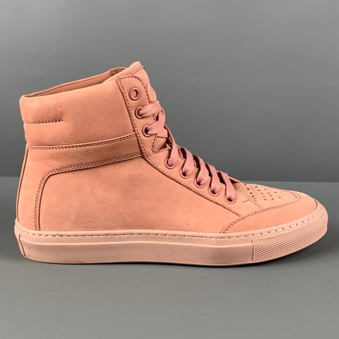 Zapatillas altas perforadas de ante rosa talla 6 KOIO