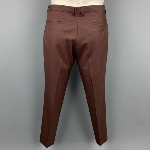 PAUL SMITH Kensington Fit Size 44 Brown Wool Notch Lapel Regular Suit