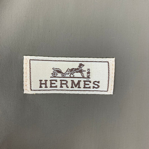 HERMES Size 40 Charcoal Reflective Tech 2H Hooded Jacket