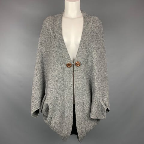 SEE By Chloe Cardigan circulaire tricoté gris taille unique
