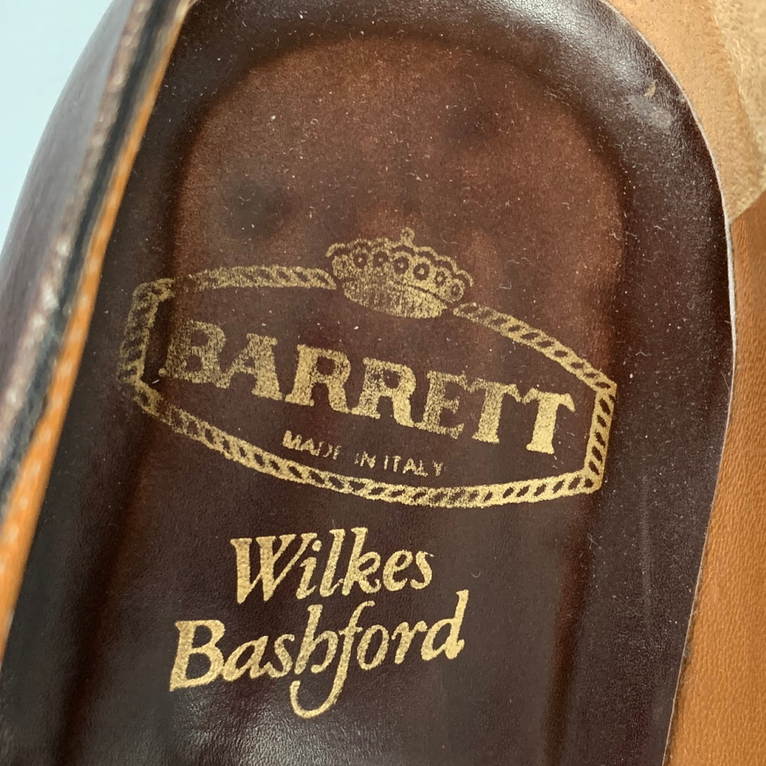 BARRETT Zapatos con cordones y punta en copa de cuero marrón Talla 10
