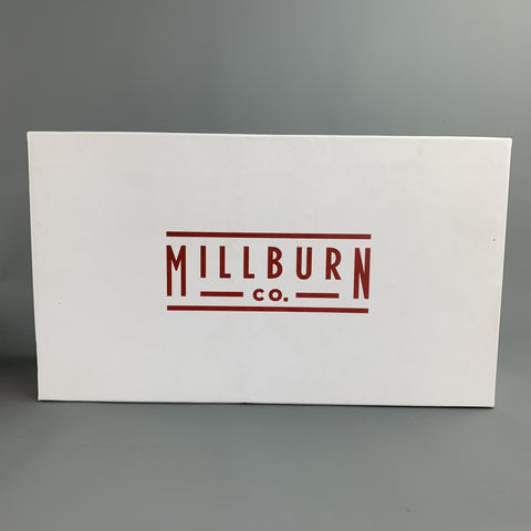 MILLBURN CO. Size 7 Navy Mixed Materials Leather Slip On Loafers