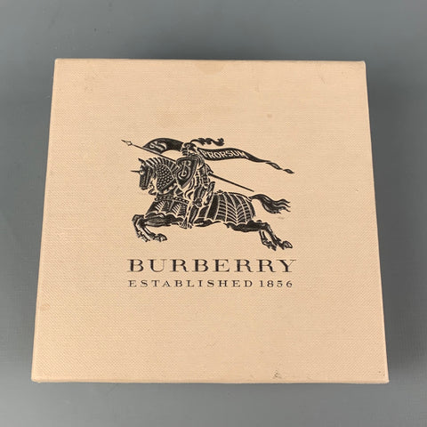 BURBERRY Talla 35 Cinturón de cuero negro