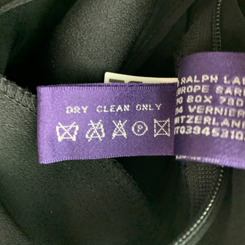 Collection RALPH LAUREN Combinaison en acétate de viscose noire taille 8