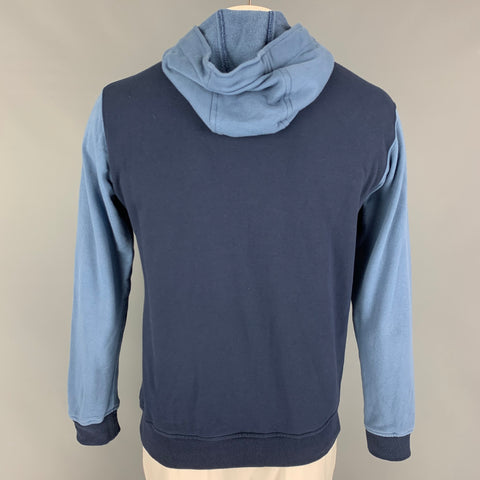 COMME des GARCONS SHIRT Size L Navy Blue Cotton Hoodie Sweatshirt