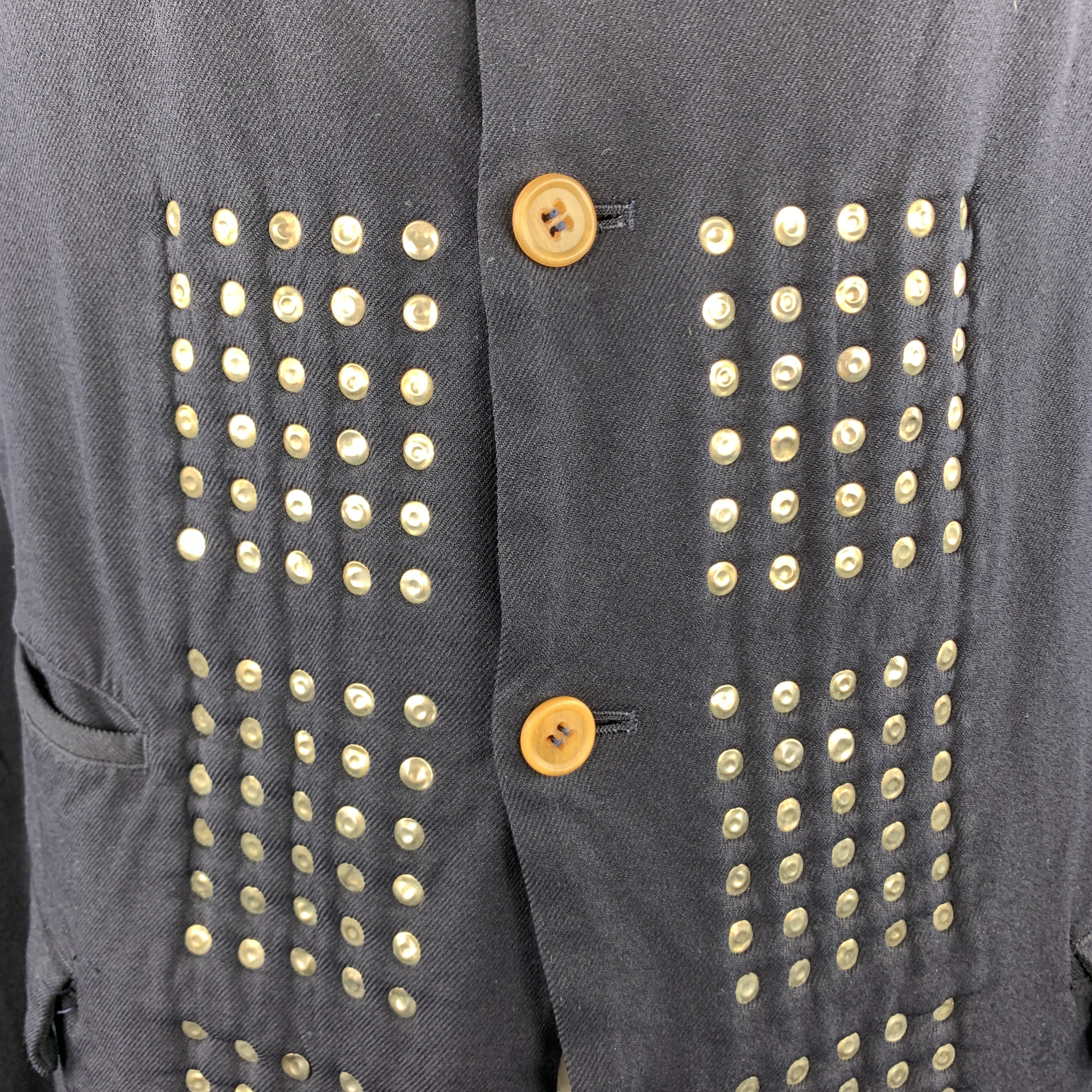 COMME des GARCONS HOMME PLUS EVERGREEN Size L Navy Reverse