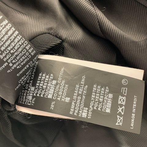 THE KOOPLES Size M Black Viscose Biker Jacket