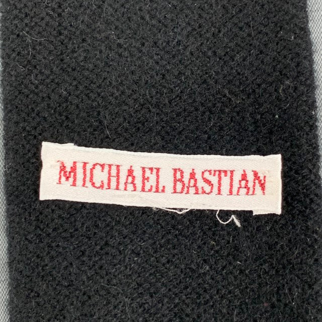 MICHAEL BASTIAN Black Knitted Tie