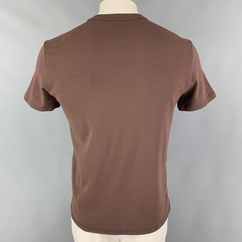 TOM FORD Size XL Brown Cotton T-shirt
