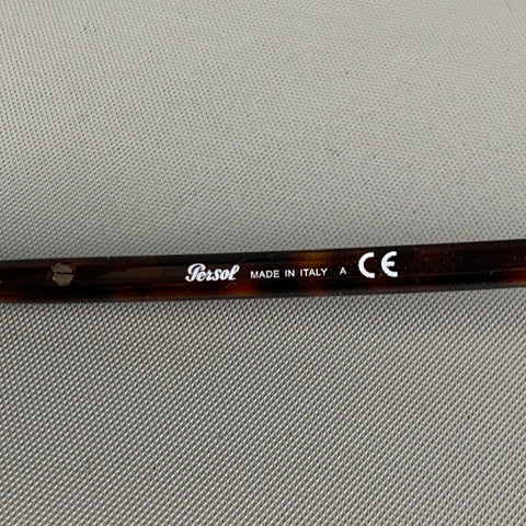 PERSOL Brown Tortoiseshell Acetate Tinted Sunglasses