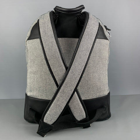WANT LES ESSENTIELS DE LA VIE Black White Checkered Leather Bags & Leather Goods