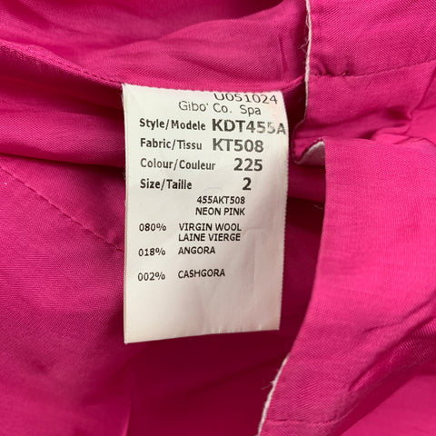 MICHAEL KORS Size 2 Pink Wool Blend Strapless Dress