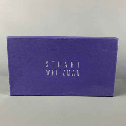 STUART WEITZMAN Talla 9.5 Zapatos de tacón de gatito de ante marrón