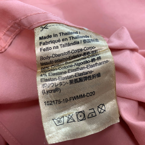 SCOTCH AND SODA Size XL Pink Cotton  Elastane Slim Fit Long Sleeve Shirt