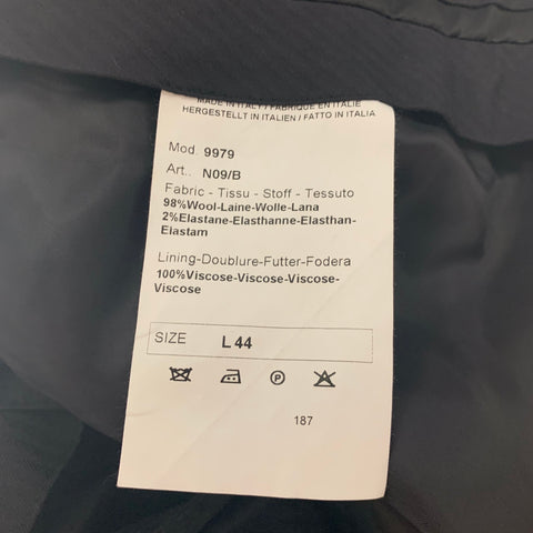 PAUL SMITH Size 42 Regular Black Wool Single Breasted Suit