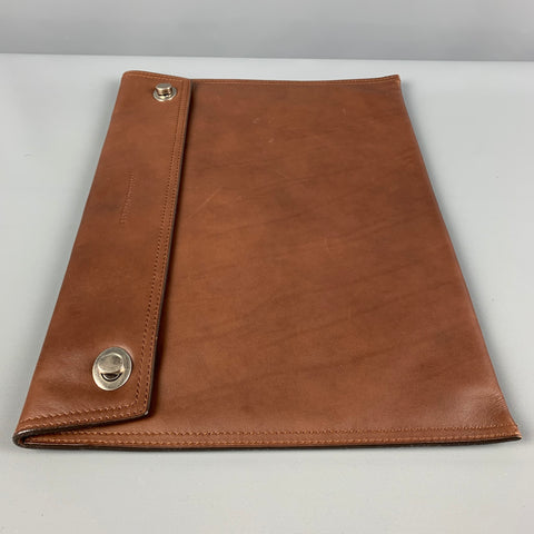 BRUNELLO CUCINELLI Porte-documents en cuir marron