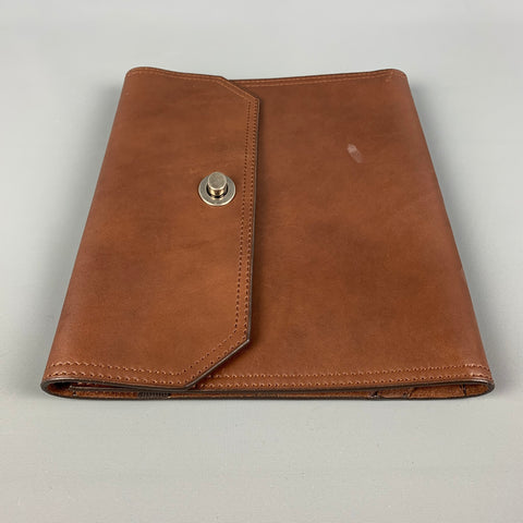 BRUNELLO CUCINELLI Étui iPad en cuir marron